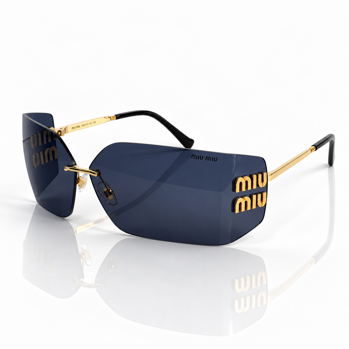 Miu Miu carved frameless