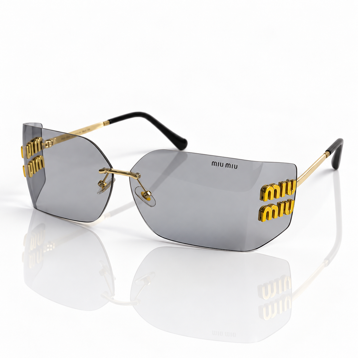 Miu Miu carved frameless