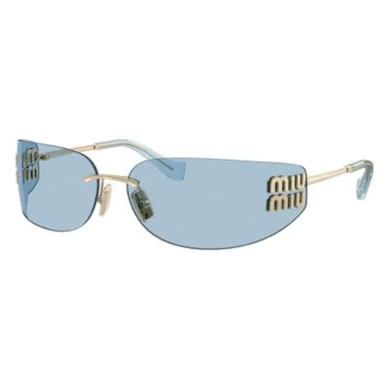 Miu Miu MU A51S rimless rectangular sunglasses